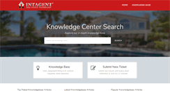 Desktop Screenshot of help.intagent.com