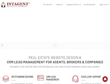 Tablet Screenshot of intagent.com